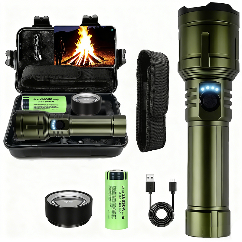 Outdoor Adventure Travel - Lampe de poche Ultra puissante, allumage