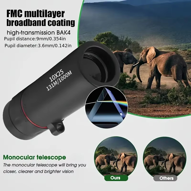 Télescope monoculaire HD 10X25 - Outdoor Adventure Watches avis et prix