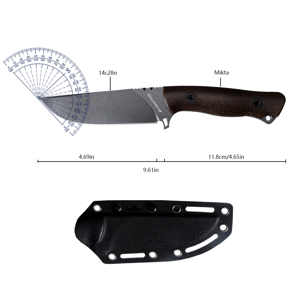 Couteau à lame fixe Full Tang  - Survival Knife Full Tang avis et prix