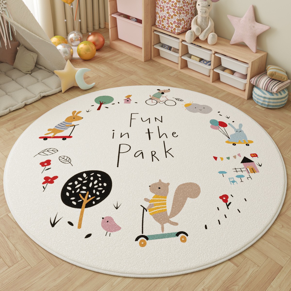 Tapis rond pour enfants Fun in - Outdoor Adventure For Kids avis et prix