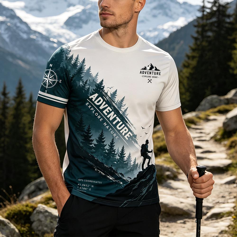 T-shirt imprimé style magazine - Outdoor Adventure Magazines avis et prix