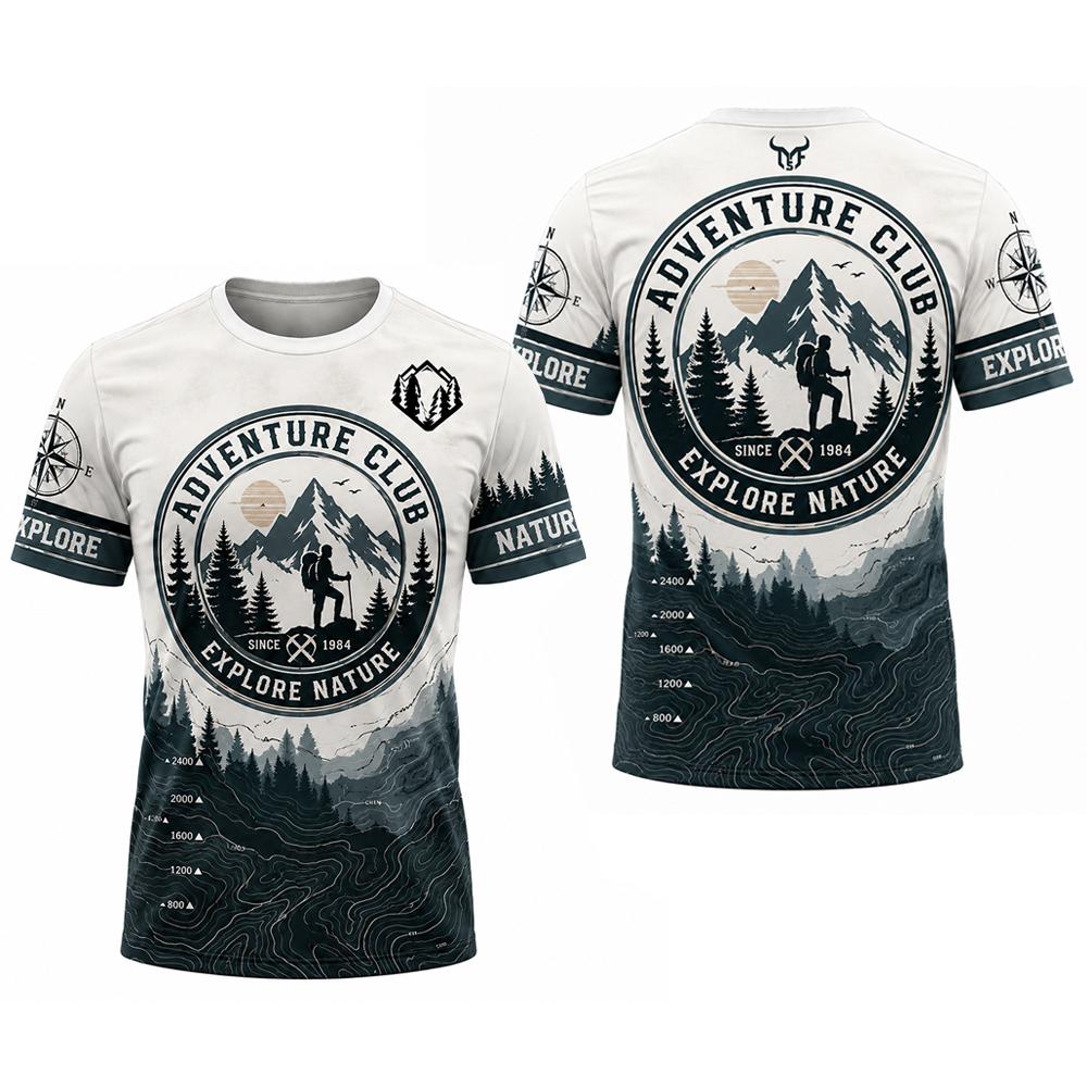 T-shirt imprimé style magazine - Outdoor Adventure Magazines avis et prix