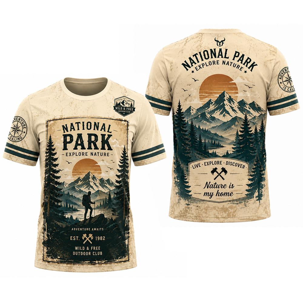 T-shirt imprimé style magazine - Outdoor Adventure Magazines avis et prix