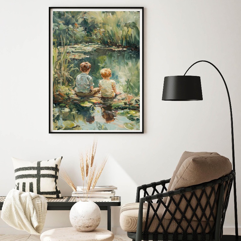 Affiche d'art Vintage pour cha - Outdoor Adventure For Kids avis et prix
