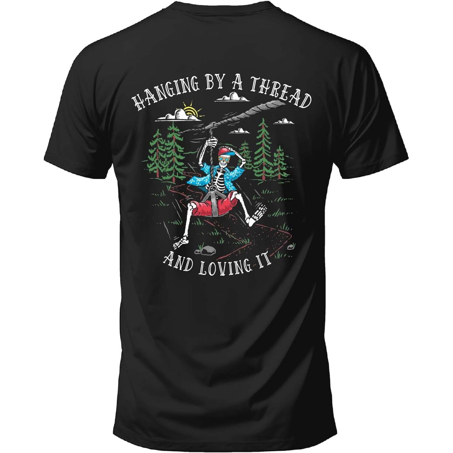 T-shirt graphique vintage pour - Outdoor Adventure Ziplines & Waterfall Puerto Vallarta avis et prix