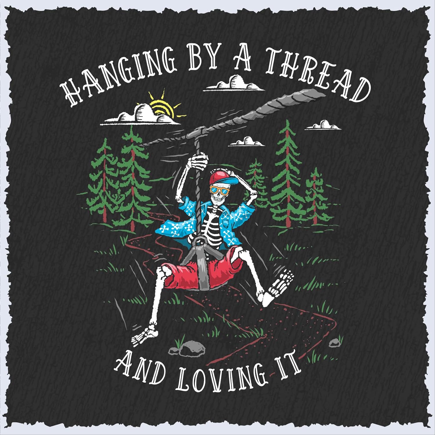 T-shirt graphique vintage pour - Outdoor Adventure Ziplines & Waterfall Puerto Vallarta avis et prix